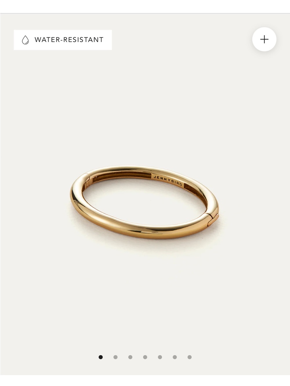 Jenny Bird Gold Gia Bangle Bracelet